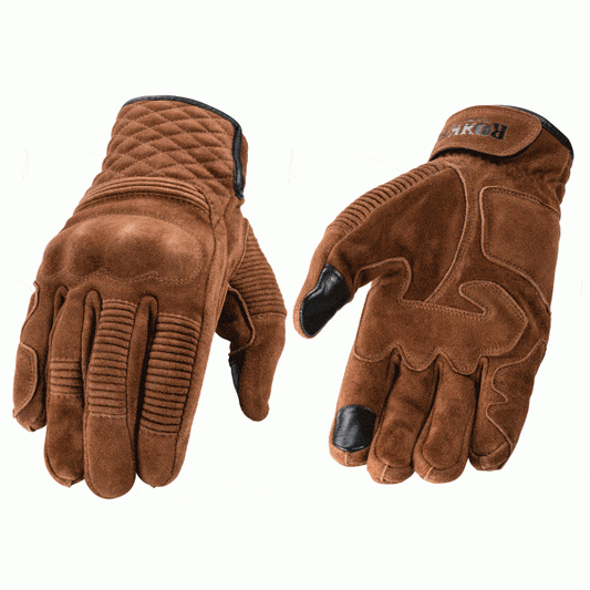 Rokker Rokker ROKKER TUCSON MOTORCYCLE GLOVE ROUGH BROWN