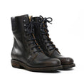 Load image into Gallery viewer, Rokker Rokker ROKKER URBAN RACER WOMENS MOTORCYCLE BOOTS - BLACK
