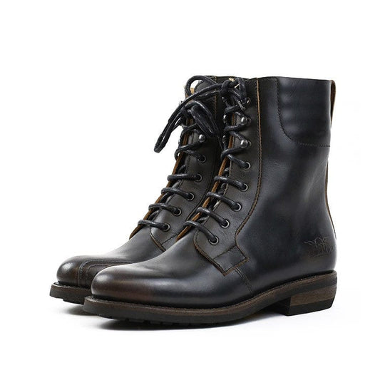 Rokker Rokker ROKKER URBAN RACER WOMENS MOTORCYCLE BOOTS - BLACK