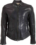 Load image into Gallery viewer, Rokker Rokker Small ROKKER STREET LEATHER JACKET MOTORCYCLE BLACK
