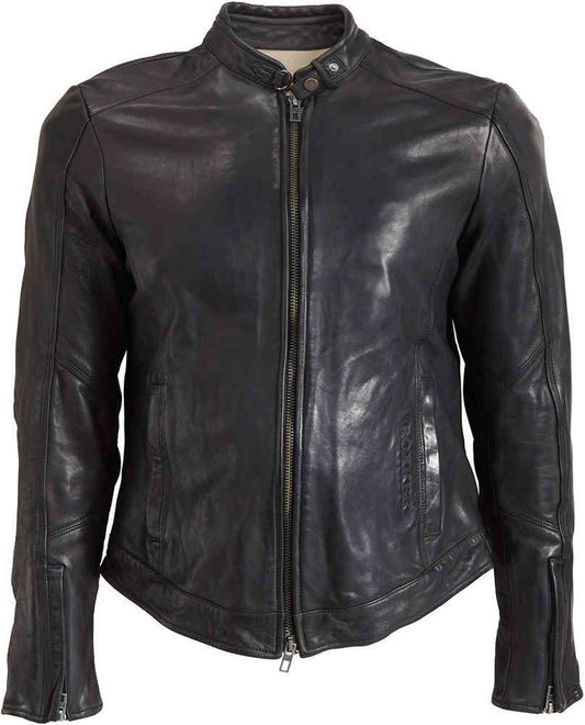 Rokker Rokker Small ROKKER STREET LEATHER JACKET MOTORCYCLE BLACK