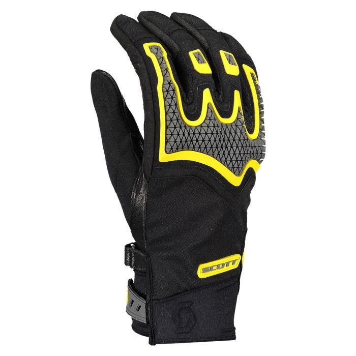 Scott Gloves Scott Dualraid Adventure Gloves - Black/Cyber Yellow
