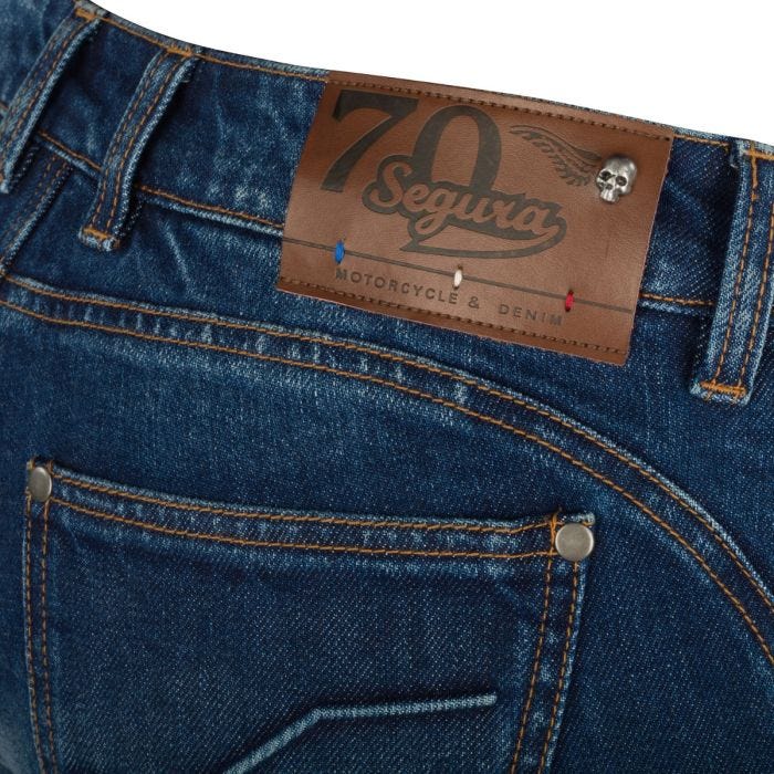 Segura Pants Segura Vertigo Blue Faded Womens Jeans