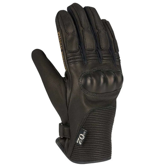 SEGURA SWAN LEATHER GLOVES - BLACK