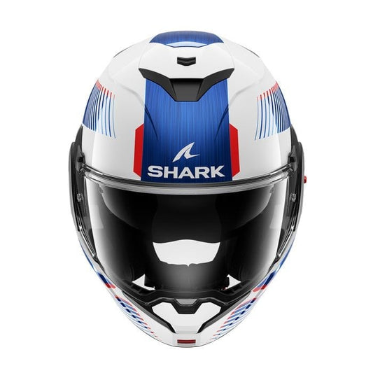 Shark Helmut Large SHARK OXO SIKTER WHITE/CHROME/BLUE HELMET (Size: LARGE)