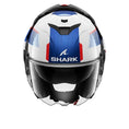 Load image into Gallery viewer, Shark Helmut Large SHARK OXO SIKTER WHITE/CHROME/BLUE HELMET (Size: LARGE)
