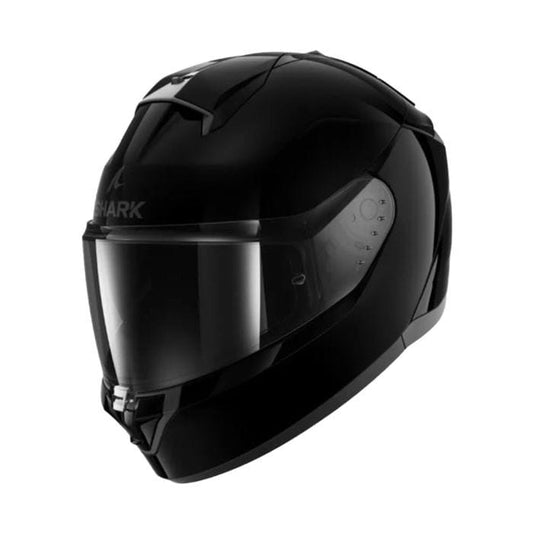 Shark Helmut Large SHARK RIDILL 2 BLANK GLOSS BLACK HELMET (SIZE: LARGE)