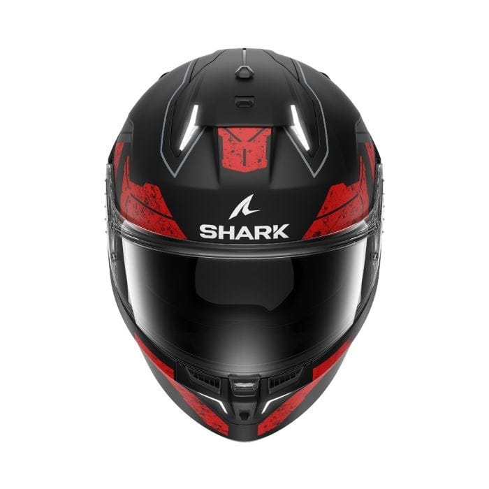 Shark Helmut Large SHARK SKWAL I3 RHAD MATT BLACK/CHROME/RED HELMET