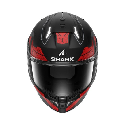 Shark Helmut Large SHARK SKWAL I3 RHAD MATT BLACK/CHROME/RED HELMET