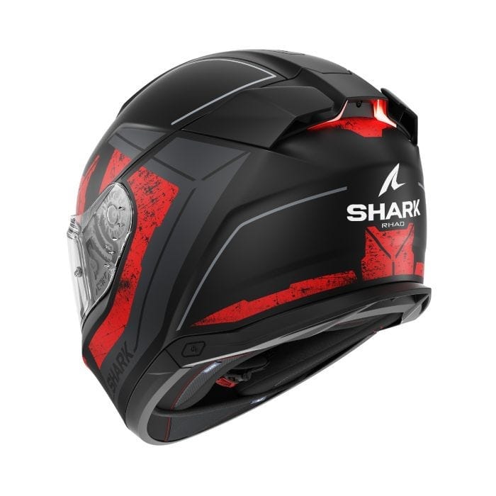 Shark Helmut Large SHARK SKWAL I3 RHAD MATT BLACK/CHROME/RED HELMET