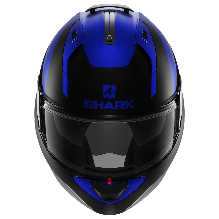 Shark Helmut Medium SHARK EVO ES KEDJE MATT BLUE/BLACK FLIP UP MODULAR HELMET (Size: MEDIUM)