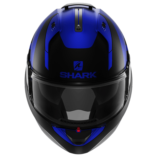 Shark Helmut Medium SHARK EVO ES KEDJE MATT BLUE/BLACK FLIP UP MODULAR HELMET (Size: MEDIUM)