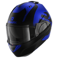 Load image into Gallery viewer, Shark Helmut Medium SHARK EVO ES KEDJE MATT BLUE/BLACK FLIP UP MODULAR HELMET (Size: MEDIUM)

