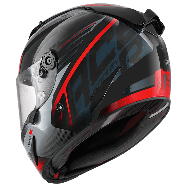 Shark Helmut Medium SHARK RACE R PRO ASPY BLACK/ANTHRACITE/RED HELMET
