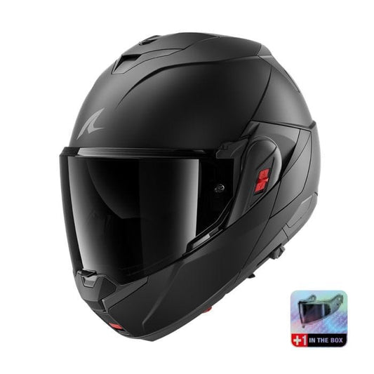 Shark Helmut SHARK OXO DARK SHADOW MATT BLACK HELMET + DARK TINT VISOR