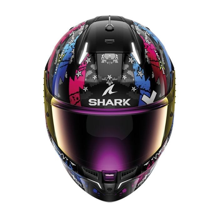 Shark Helmut SHARK SKWAL I3 HELLCAT BLACK/CHROME/BLUE HELMET