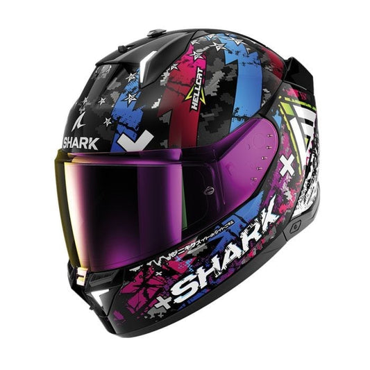 Shark Helmut SHARK SKWAL I3 HELLCAT BLACK/CHROME/BLUE HELMET