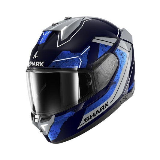 Shark Helmut SHARK SKWAL I3 RHAD BLACK/CHROME/BLUE HELMET