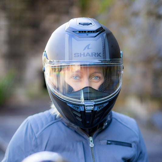 Shark Helmut Shark Spartan RS Carbon Shawn Silver/Anthracite Helmet