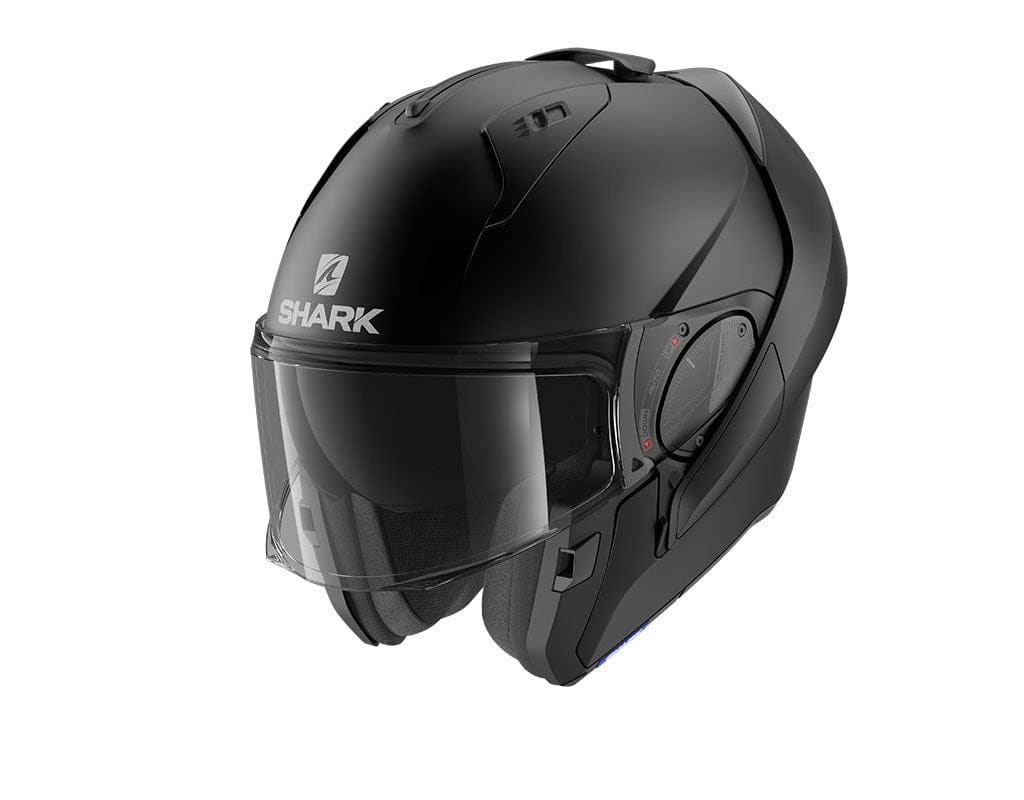 Shark Helmut Small SHARK EVO ES MATT BLACK FLIP UP MODULAR HELMET