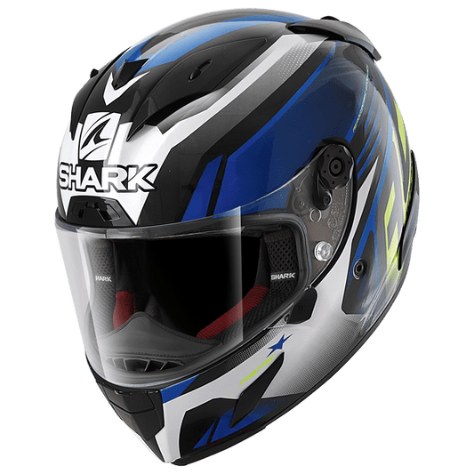 Shark Helmut Small SHARK RACE R PRO ASPY BLACK/BLUE/YELLOW HELMET