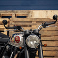 Load image into Gallery viewer, TEC Bike Parts Hard Parts TEC Clamp-On CNC Round Bar End Mirrors for BSA Gold Star 650
