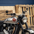 Load image into Gallery viewer, TEC Bike Parts Hard Parts TEC Clamp-On CNC Round Bar End Mirrors for BSA Gold Star 650
