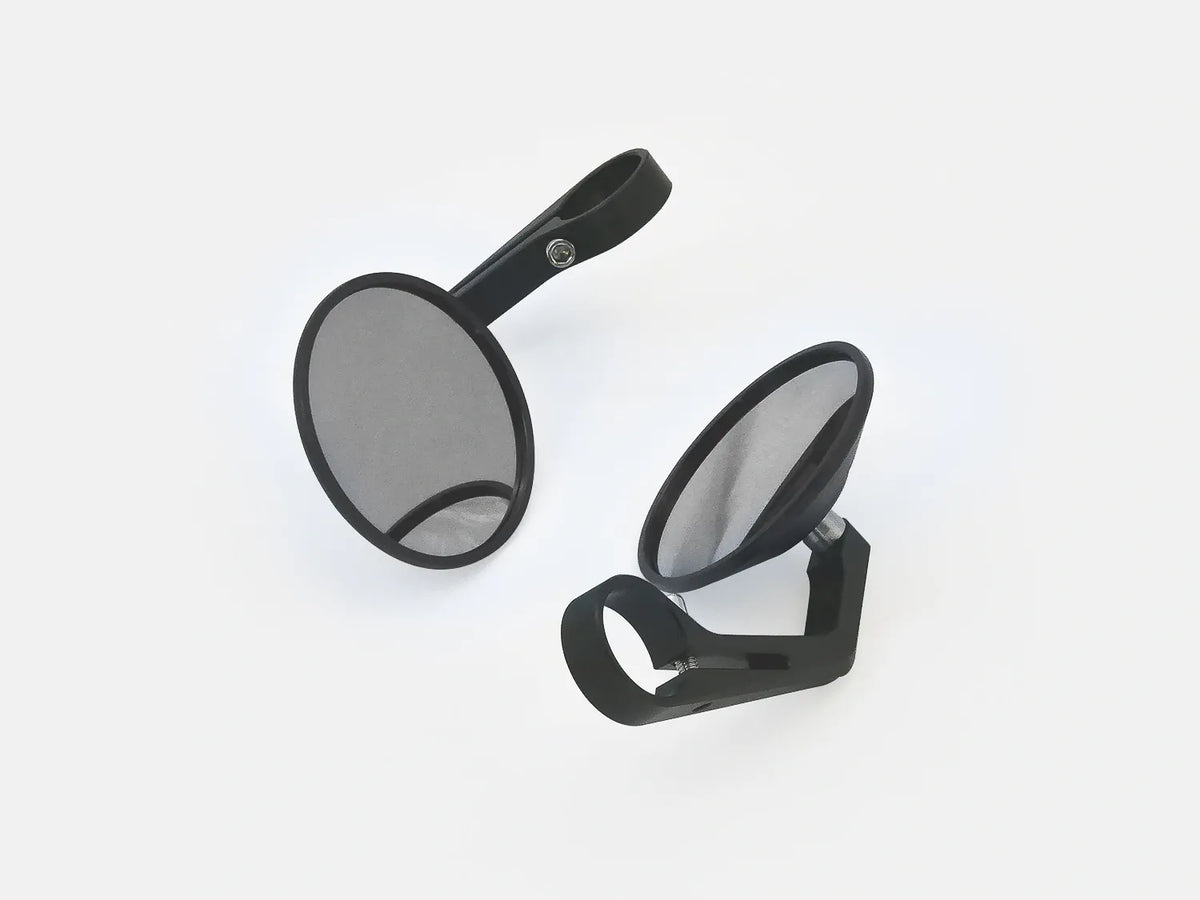 TEC Bike Parts Hard Parts TEC Clamp-On CNC Round Bar End Mirrors for Triumph Scrambler XE and XC