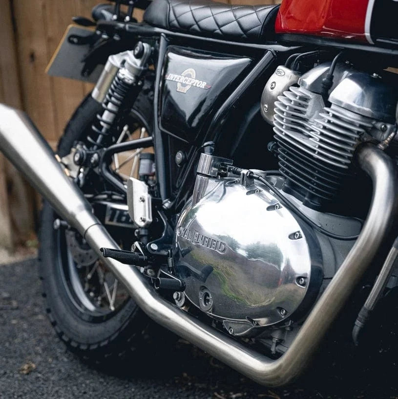 TEC BIKE PARTS Hard Parts TEC Clutch Arm Cover – All Royal Enfield 350 + 650 models – Black or Polished Silver