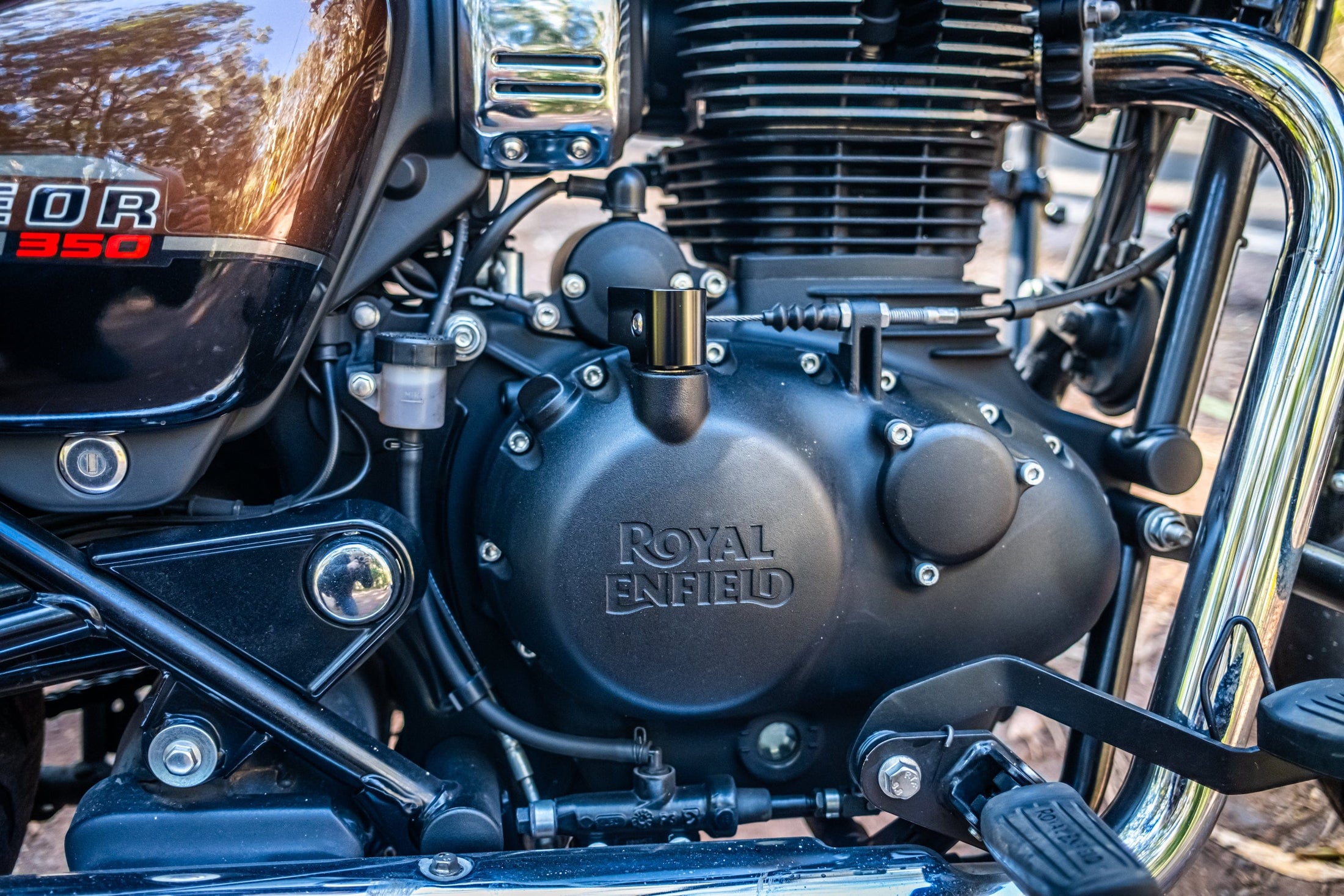 TEC Bike Parts Hard Parts TEC Clutch Arm Cover for all Royal Enfield 350 + 650 models in Black or Polished Silver