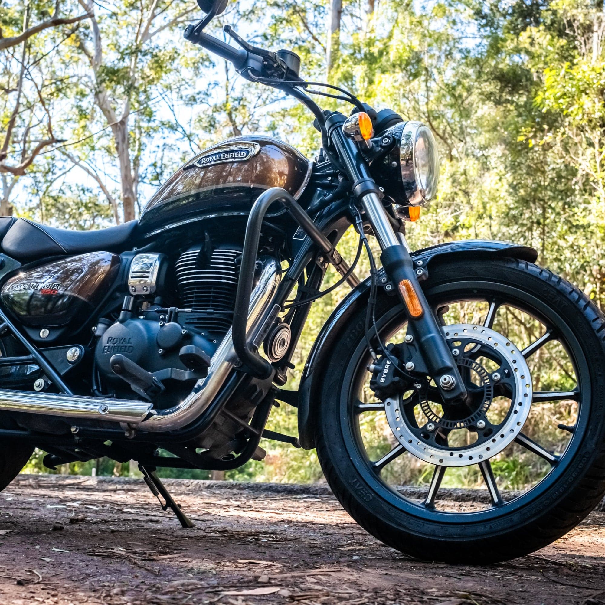 TEC Bike Parts Hard Parts TEC Clutch Arm Cover for all Royal Enfield 350 + 650 models in Black or Polished Silver