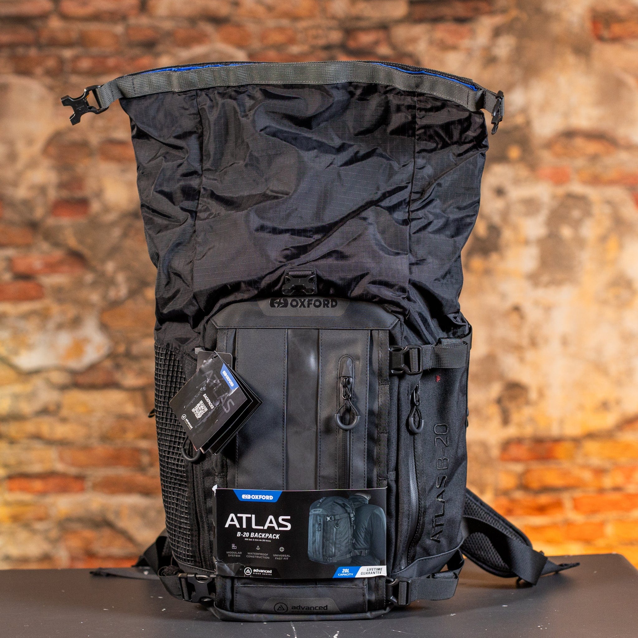 Whites Power Sports BRAND: Oxford Oxford Atlas B-20 Advanced Backpack - Black