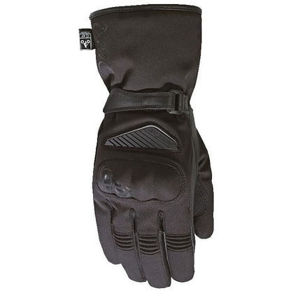 IXON WOMENS PRO ARROW LEATHER/TEXTILE BLACK WINTER GLOVES