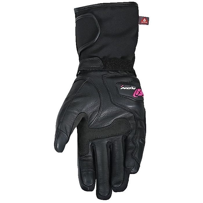 IXON WOMEN'S PRO RESCUE BLACK/FUCHSIA/PINK WINTER GLOVES