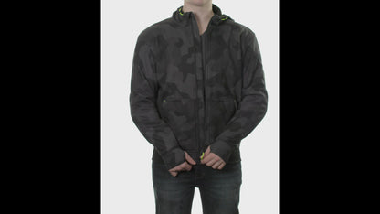 OXFORD SUPER MOTORCYCLE RIDING HOODIE 2.0 JACKET - GREY CAMO