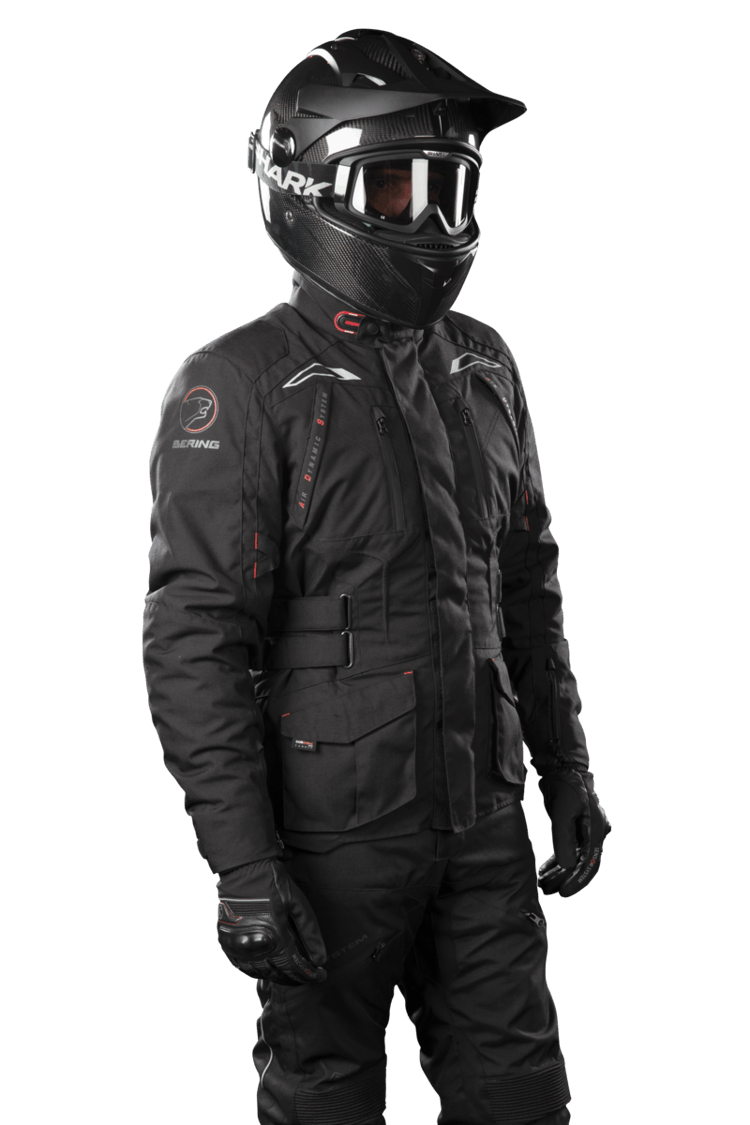 BERING QUEBEC (GORE-TEX) MOTORCYCLE JACKET - BLACK