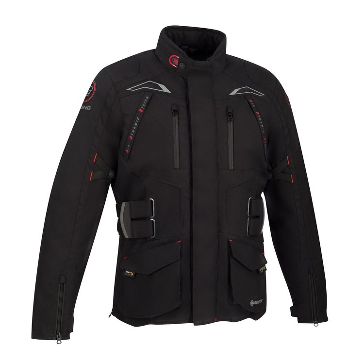 BERING QUEBEC (GORE-TEX) MOTORCYCLE JACKET - BLACK