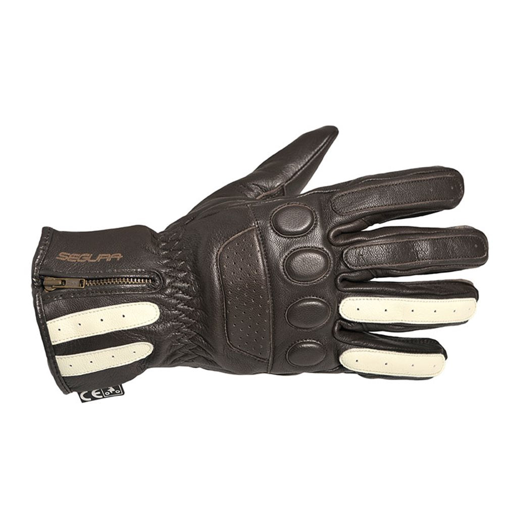 SEGURA REEVE MID SEASON/WINTER LEATHER GLOVES - BROWN