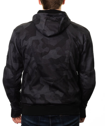 OXFORD SUPER MOTORCYCLE RIDING HOODIE 2.0 JACKET - GREY CAMO