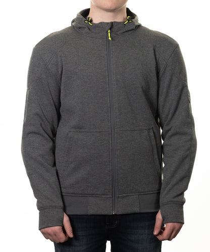 OXFORD SUPER MOTORCYCLE RIDING HOODIE 2.0 JACKET - MARLE GREY