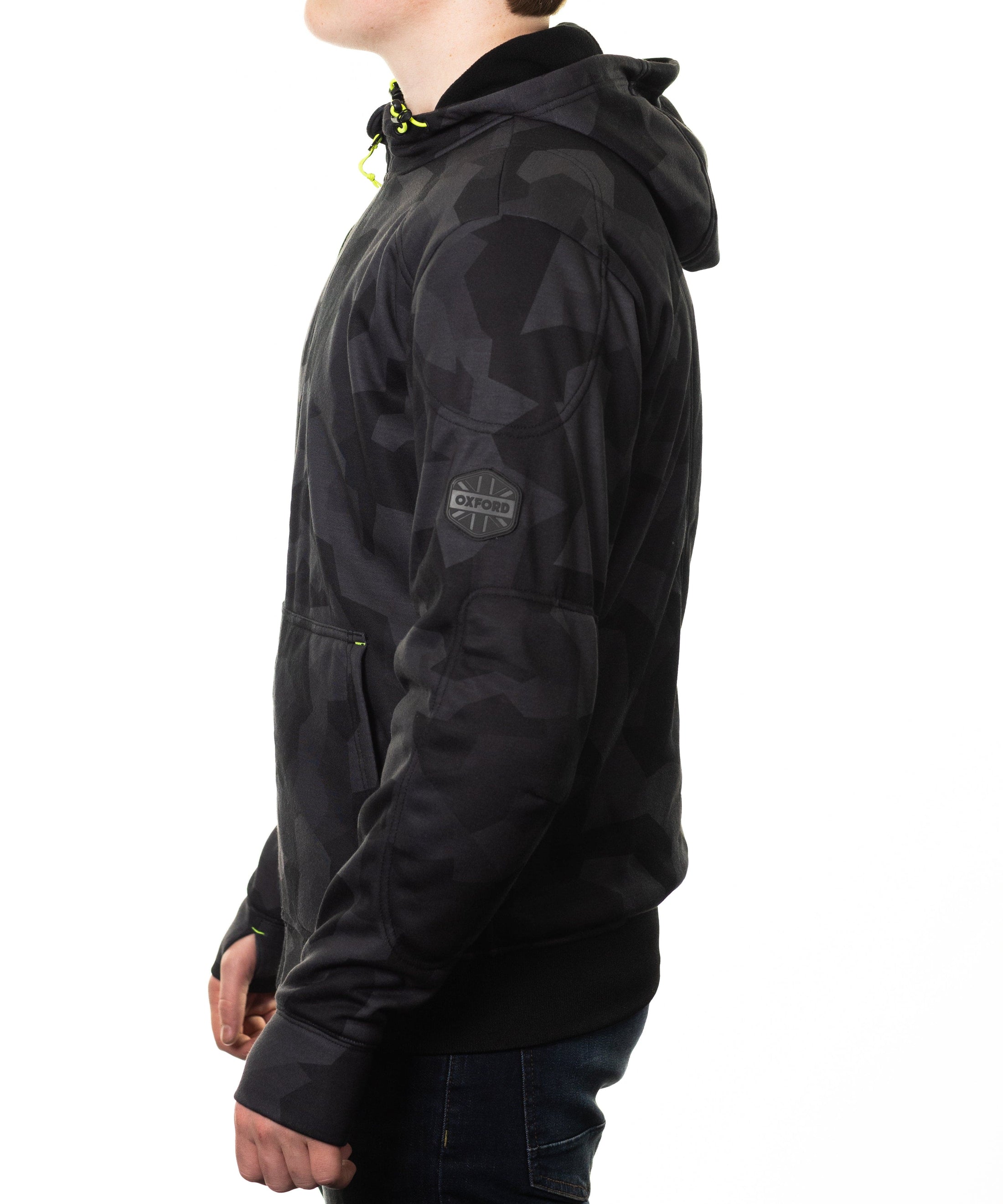 Biker Torque Australia BRAND: Oxford OXFORD SUPER MOTORCYCLE RIDING HOODIE 2.0 JACKET - GREY CAMO