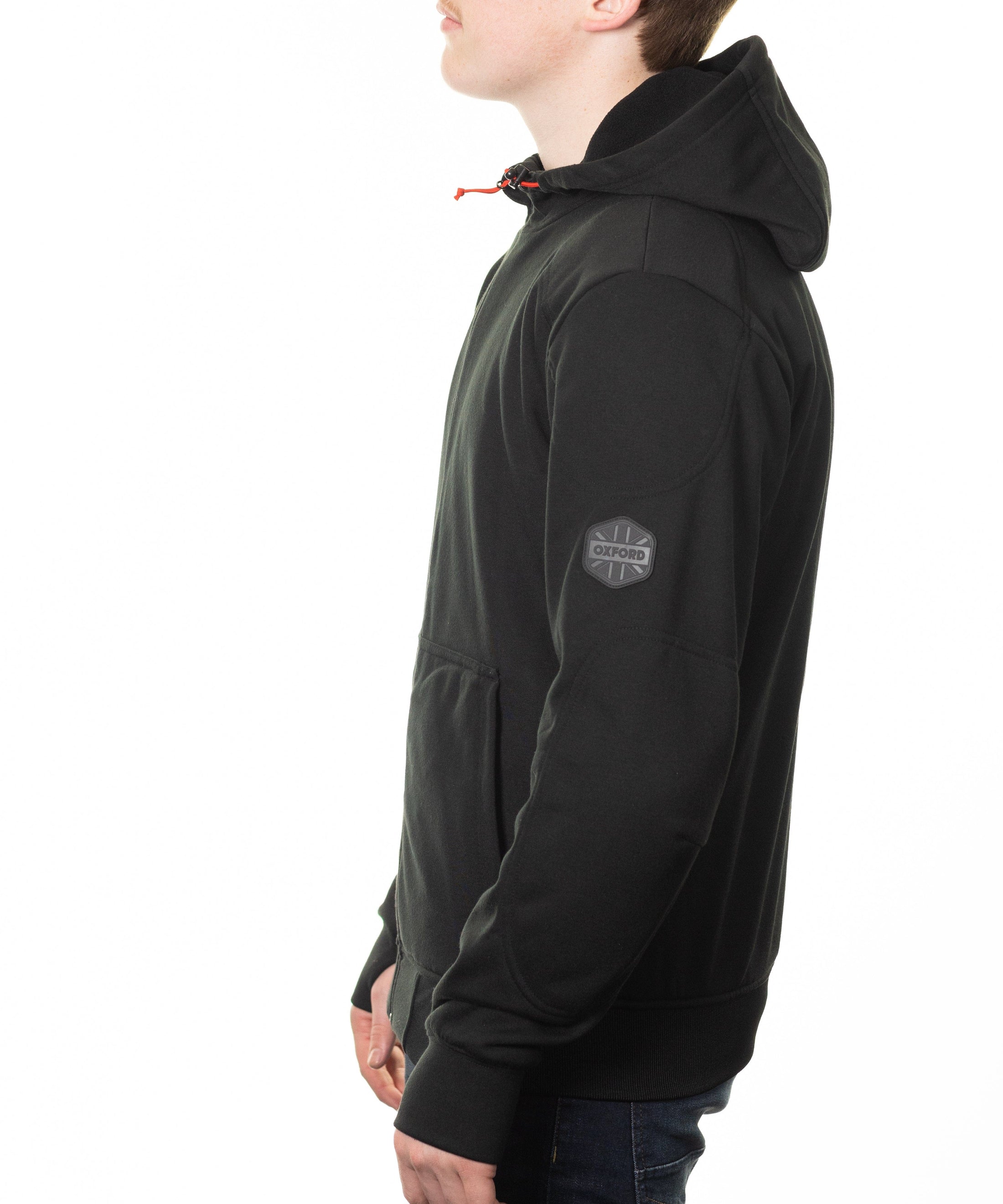 Biker Torque BRAND: Oxford OXFORD SUPER MOTORCYCLE RIDING HOODIE 2.0 JACKET - BLACK