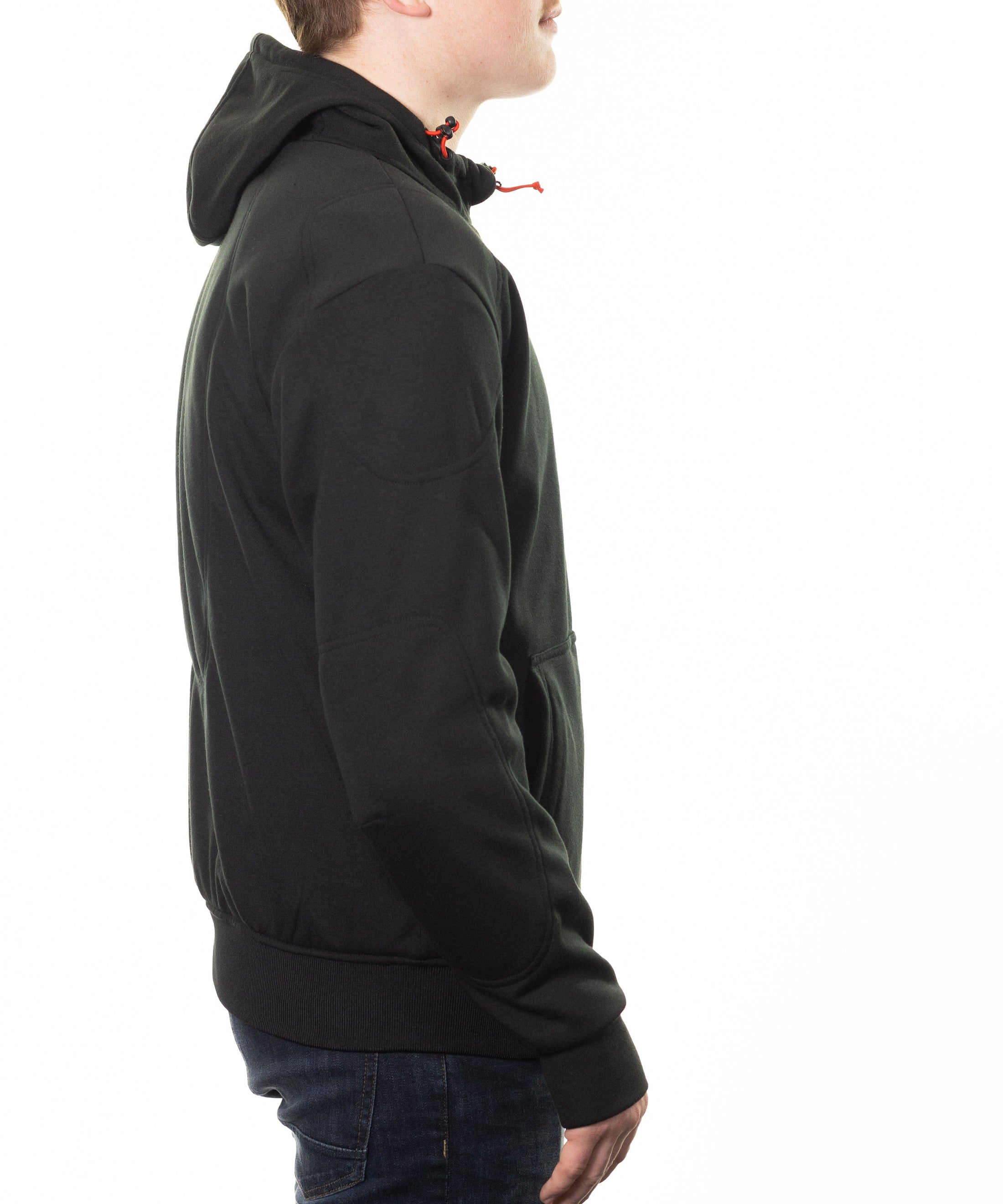 Biker Torque BRAND: Oxford OXFORD SUPER MOTORCYCLE RIDING HOODIE 2.0 JACKET - BLACK