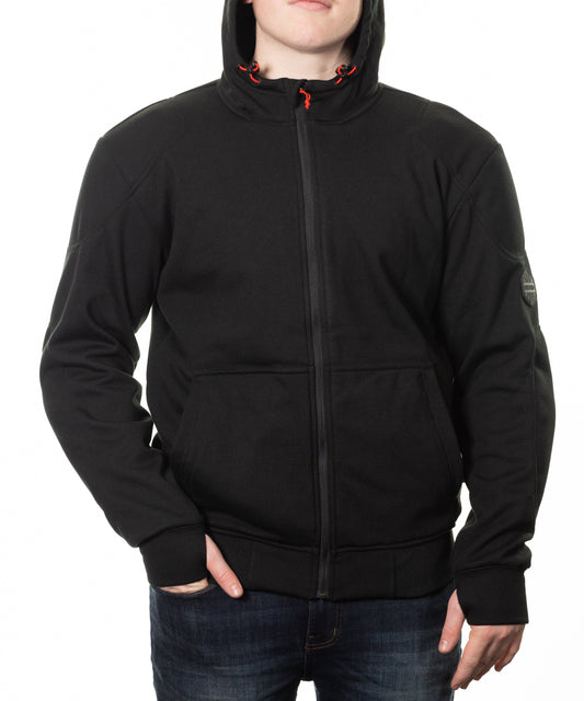 Biker Torque BRAND: Oxford OXFORD SUPER MOTORCYCLE RIDING HOODIE 2.0 JACKET - BLACK